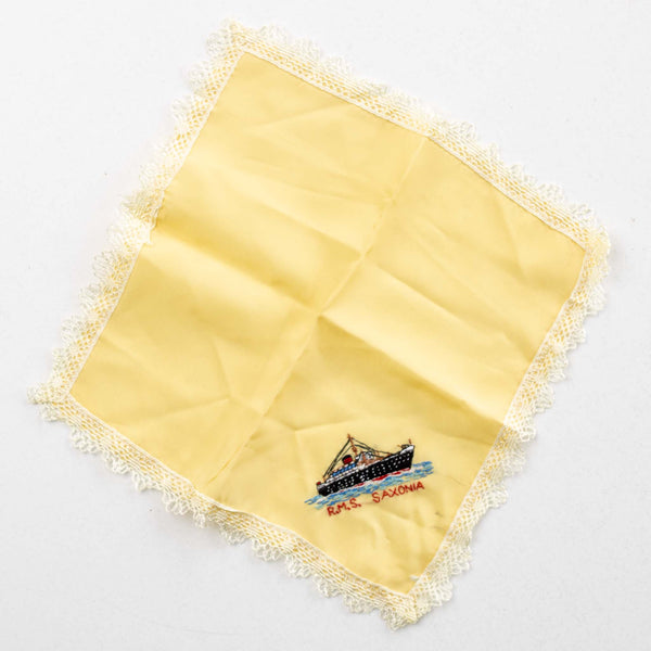 Yellow "S.M.S Saxonia" Handkerchief