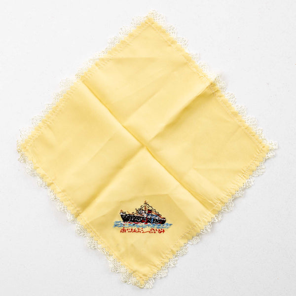 Yellow "S.M.S Saxonia" Handkerchief