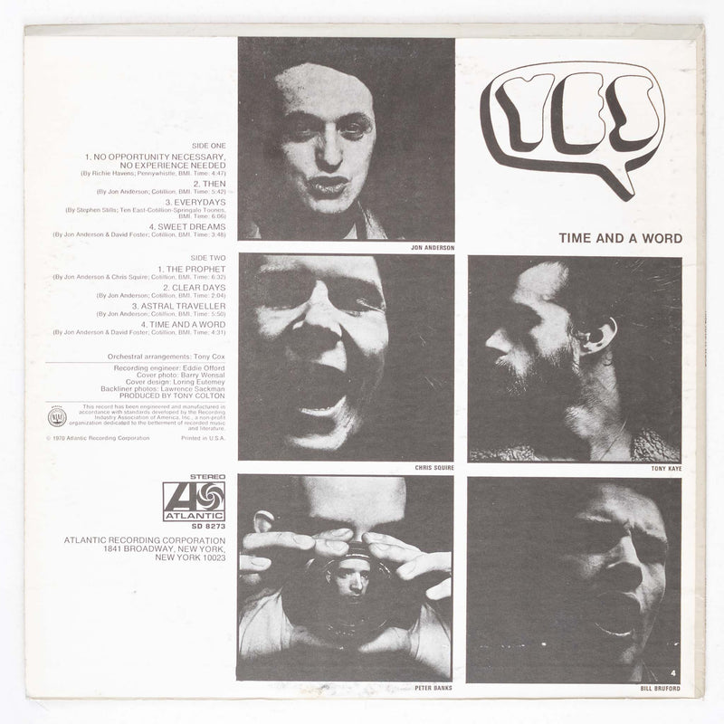 Yes - Time and a Word (LP)